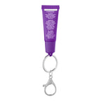 Lip Moisturizer in a Squeeze Tube with Key Ring - Purple - Back