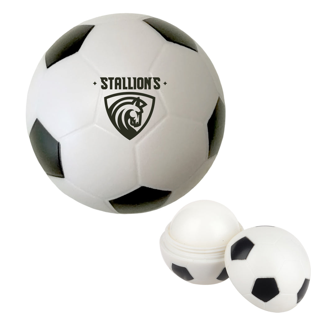 Lip Moisturizer Shaped Like a Soccer Ball