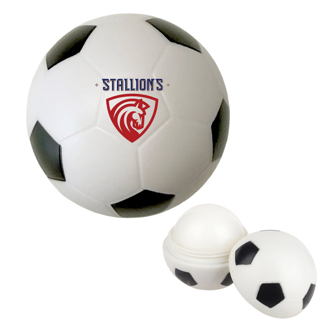 Lip Moisturizer Shaped Like a Soccer Ball