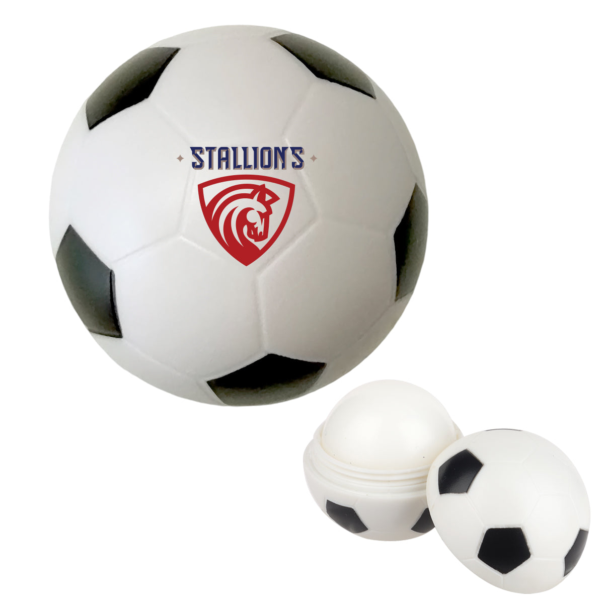 Lip Moisturizer Shaped Like a Soccer Ball