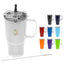 Lisbon Stainless Steel Tumbler with Straw, 30 oz - 30 Oz. Lisbon Stainless Steel Tumbler With Straw