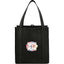 Little Juno Grocery Tote with Bottom Board - Black - Front