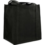 Little Juno Grocery Tote with Bottom Board - Black - Right Angle 2