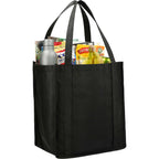 Little Juno Grocery Tote with Bottom Board Full Color - Black - Photo 2