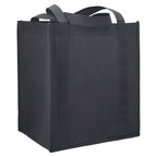 Little Juno Grocery Tote with Bottom Board Full Color - Charcoal - Right Angle 2