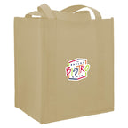 Little Juno Grocery Tote with Bottom Board Full Color - Cream - Right Angle
