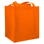 Little Juno Grocery Tote with Bottom Board Full Color - Orange - Right Angle 2