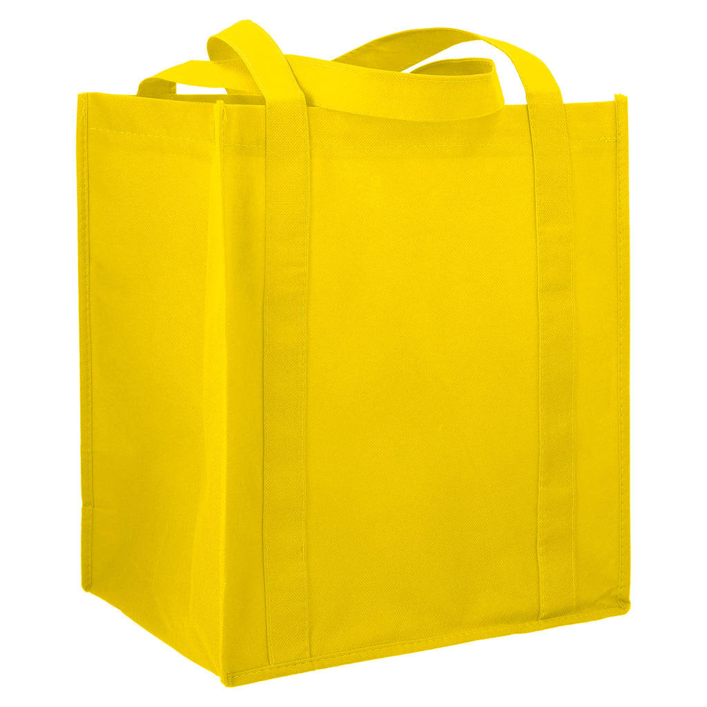 Little Juno Grocery Tote with Bottom Board - Yellow - Right Angle 2