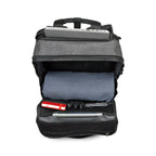 Logan Slim Laptop Backpack, 17 Inch Transfer - Granite Heather Grey - View 3