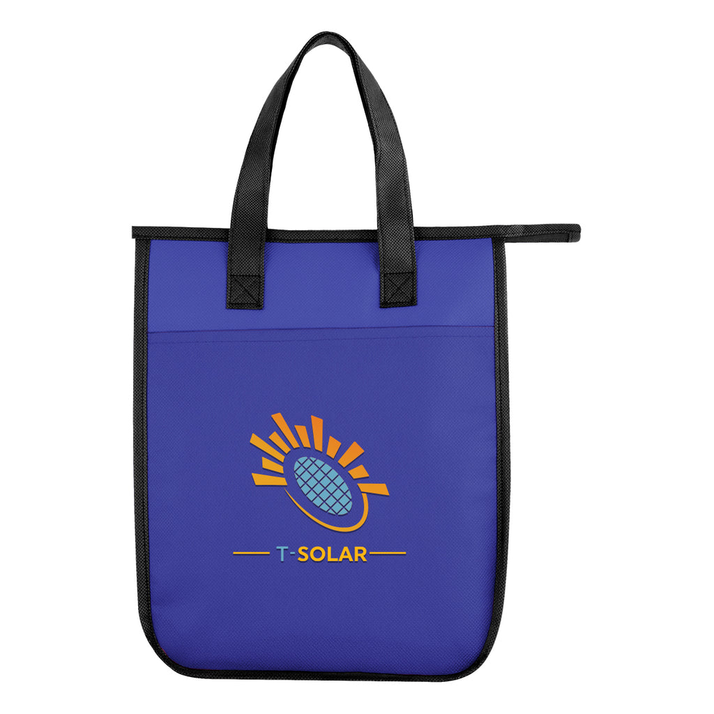 Lola Laminated Cooler Bag for 6 Cans - Blue - Colorbrite