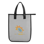 Lola Laminated Cooler Bag for 6 Cans - Gray - Colorbrite