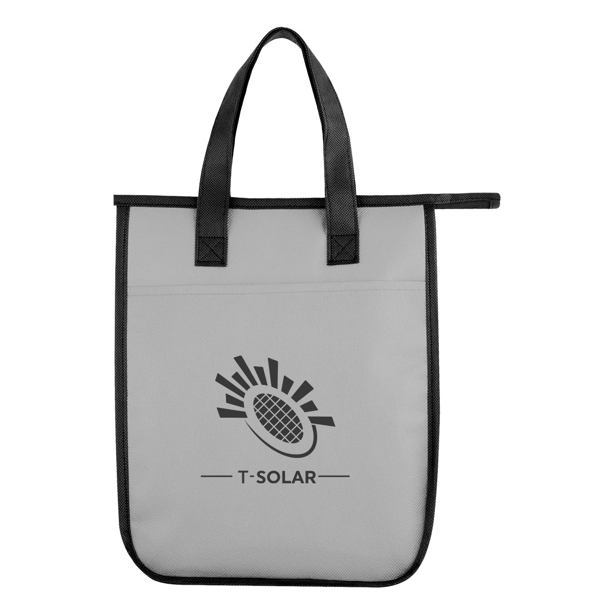 Lola Laminated Cooler Bag for 6 Cans - Gray - Silk Screen