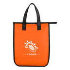 Lola Laminated Cooler Bag for 6 Cans - Orange - Silk Screen
