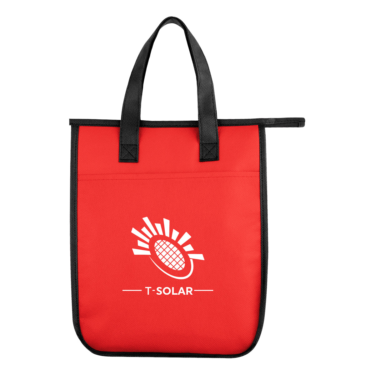 Lola Laminated Cooler Bag for 6 Cans - Red - Silk Screen