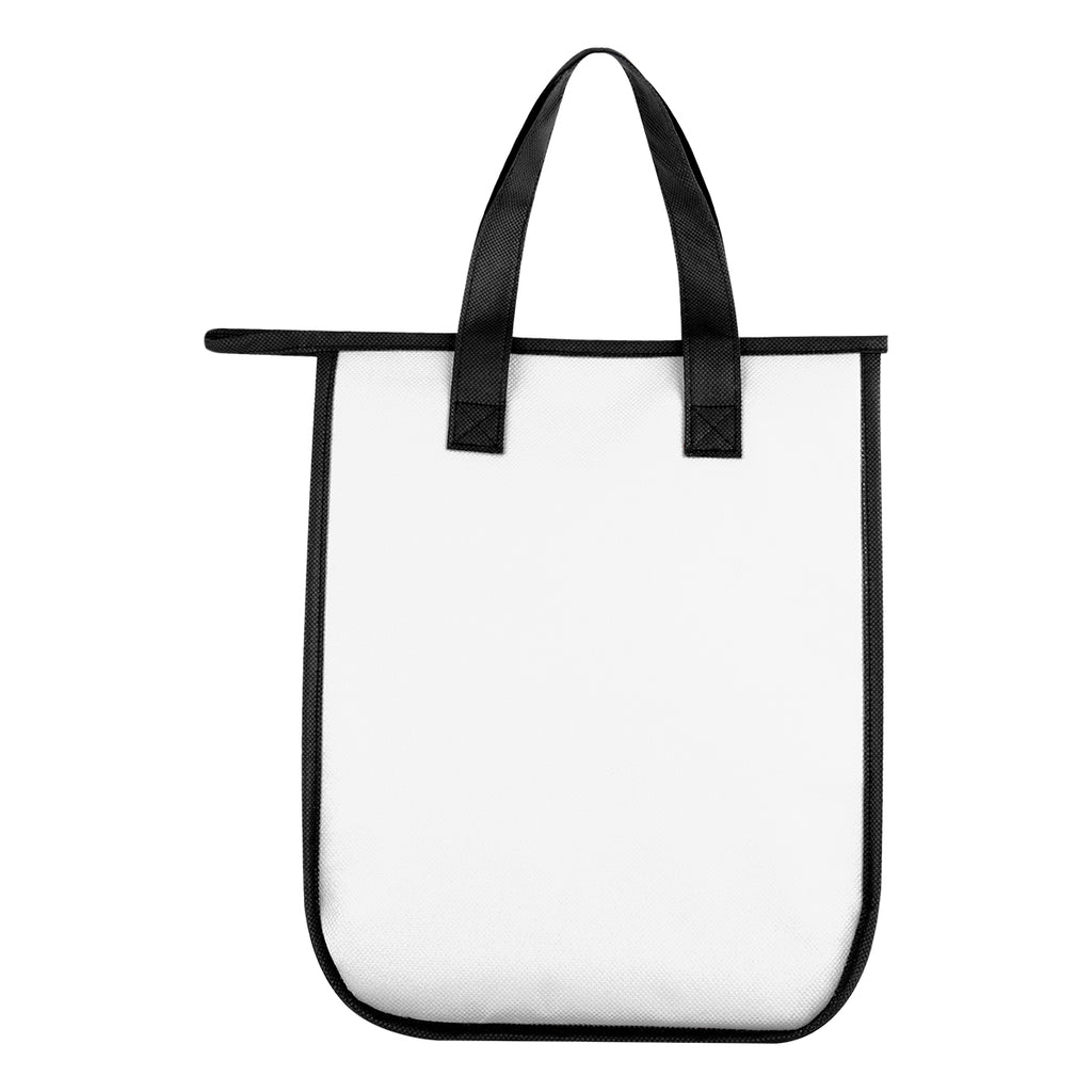Lola Laminated Cooler Bag for 6 Cans - White - Back