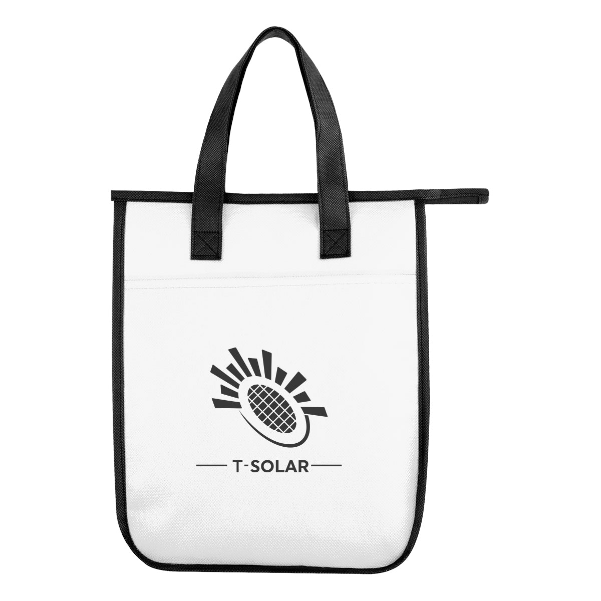 Lola Laminated Cooler Bag for 6 Cans - White - Silk Screen