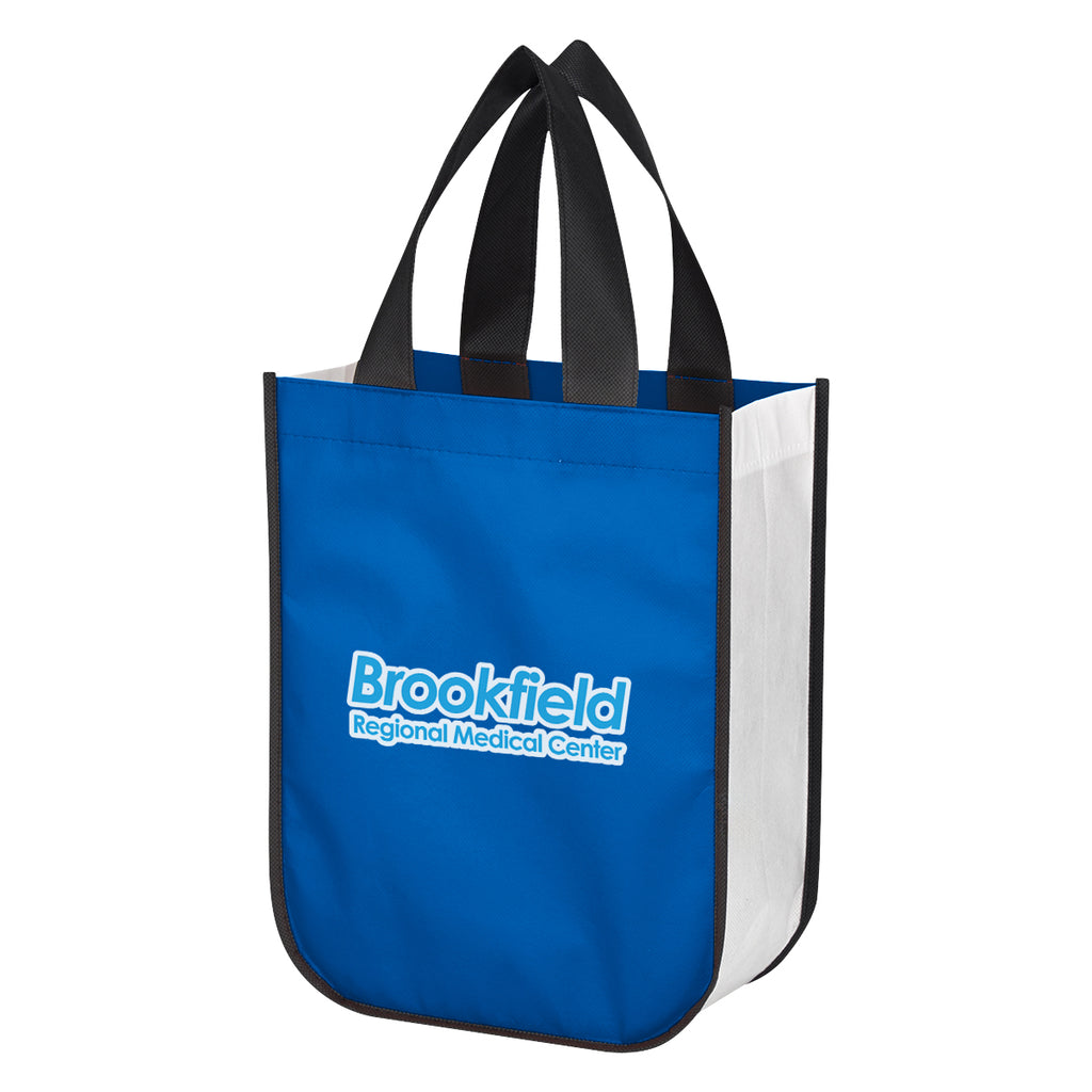 Lola Non-Woven Shopper Tote Bag in Recycled PET - Royal Blue - Colorbrite