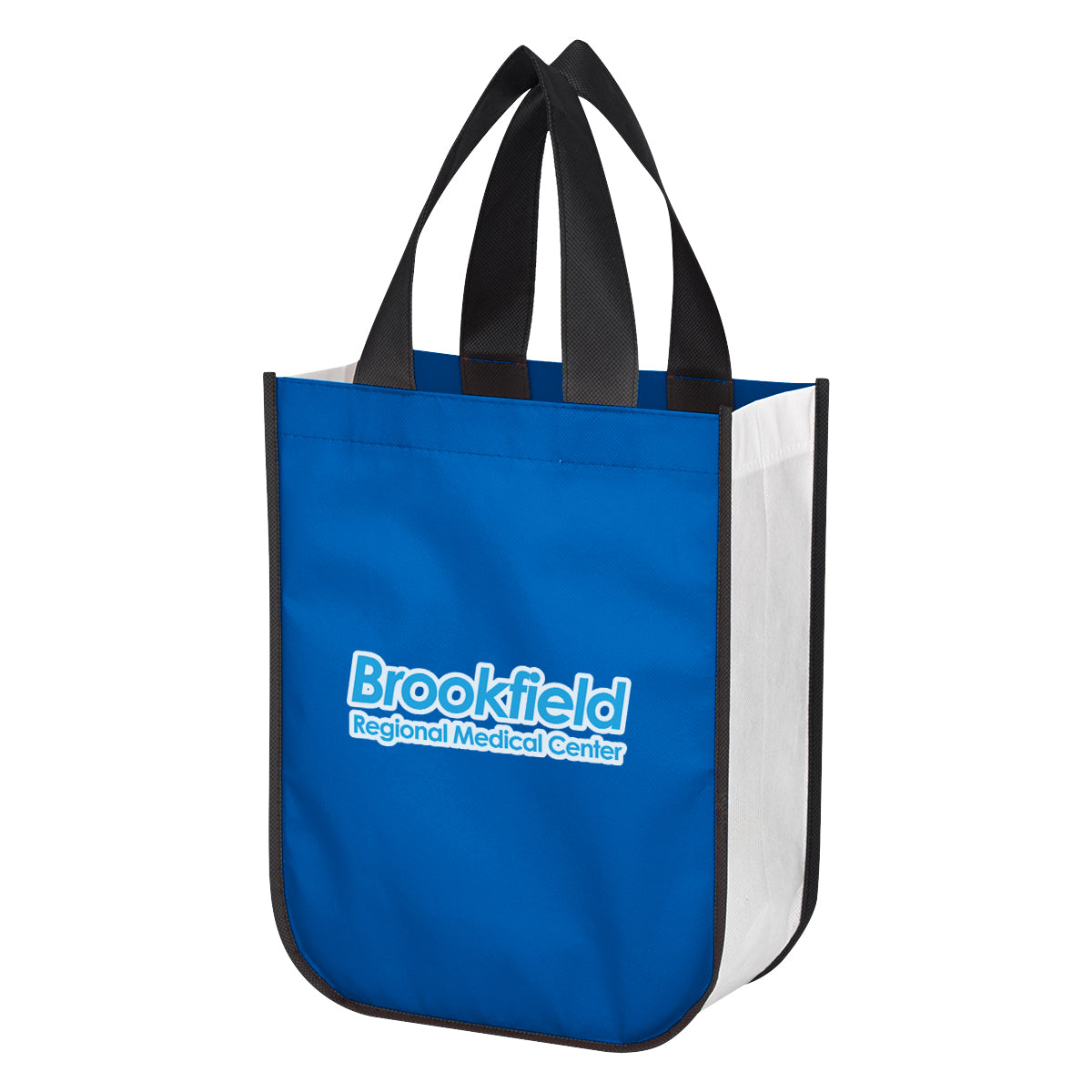 Lola Non-Woven Shopper Tote Bag in Recycled PET - Royal Blue - Colorbrite