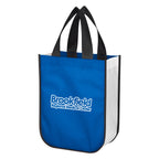 Lola Non-Woven Shopper Tote Bag in Recycled PET - Royal Blue - Silk Screen
