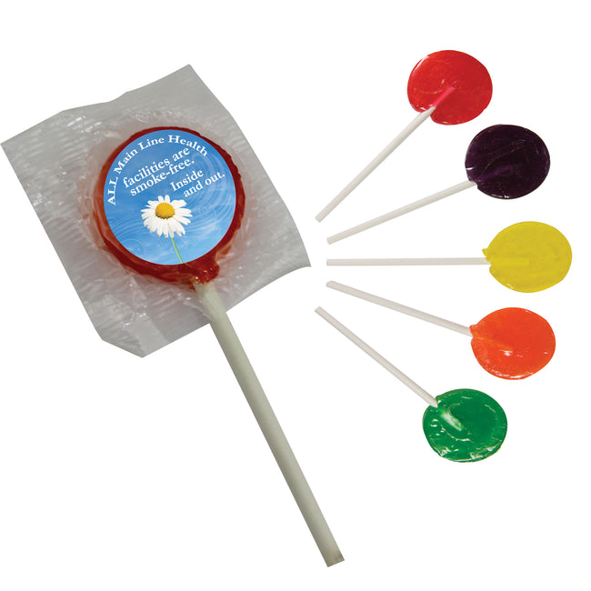 Lollipop with a Round Label