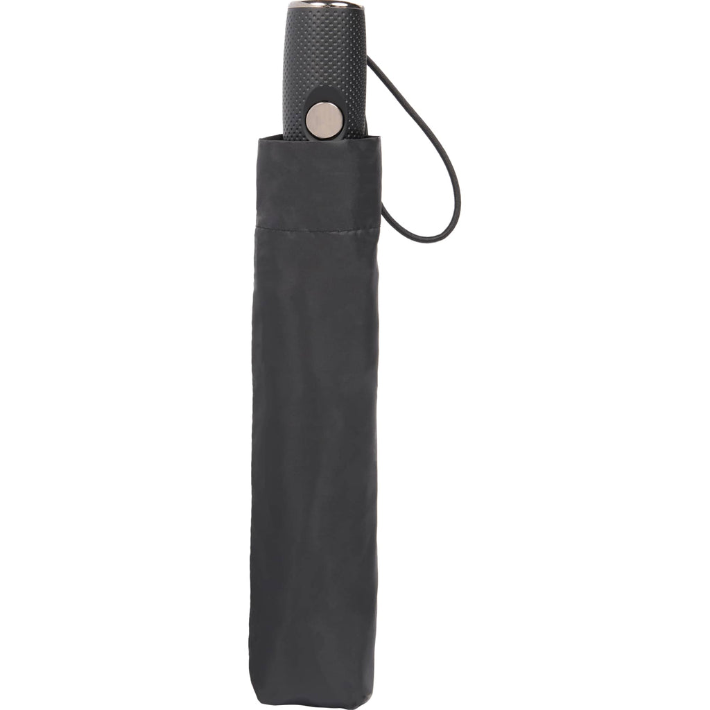 London Fog Super Mini Auto-Open Umbrella, 42 Inch - Black - Sleeve