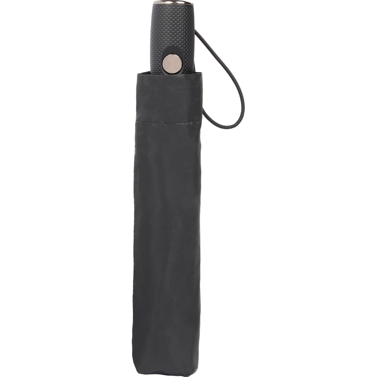London Fog Super Mini Auto-Open Umbrella, 42 Inch - Black - Sleeve