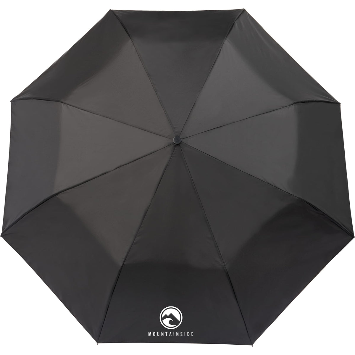 London Fog Super Mini Auto-Open Umbrella, 42 Inch Transfer - Black - Front