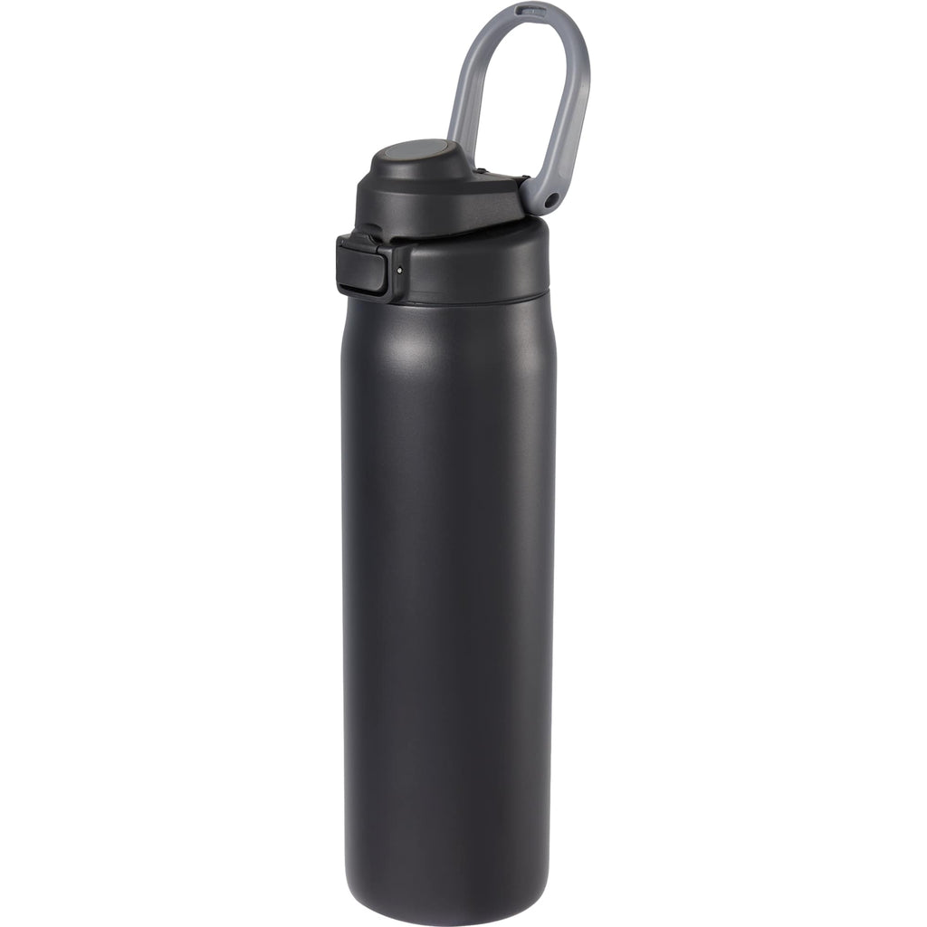 London Sip and Chug Insulated Bottle, 24 oz - Black - Left Angle