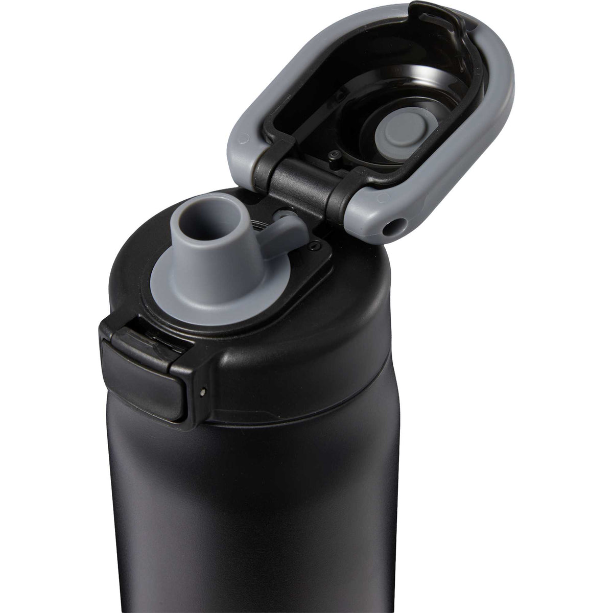 London Sip and Chug Insulated Bottle, 24 oz Full Color - Black - Detail 3