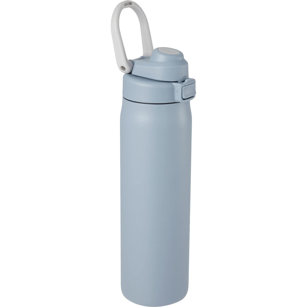 London Sip and Chug Insulated Bottle, 24 oz Laser Engraving - Slate - Right Angle