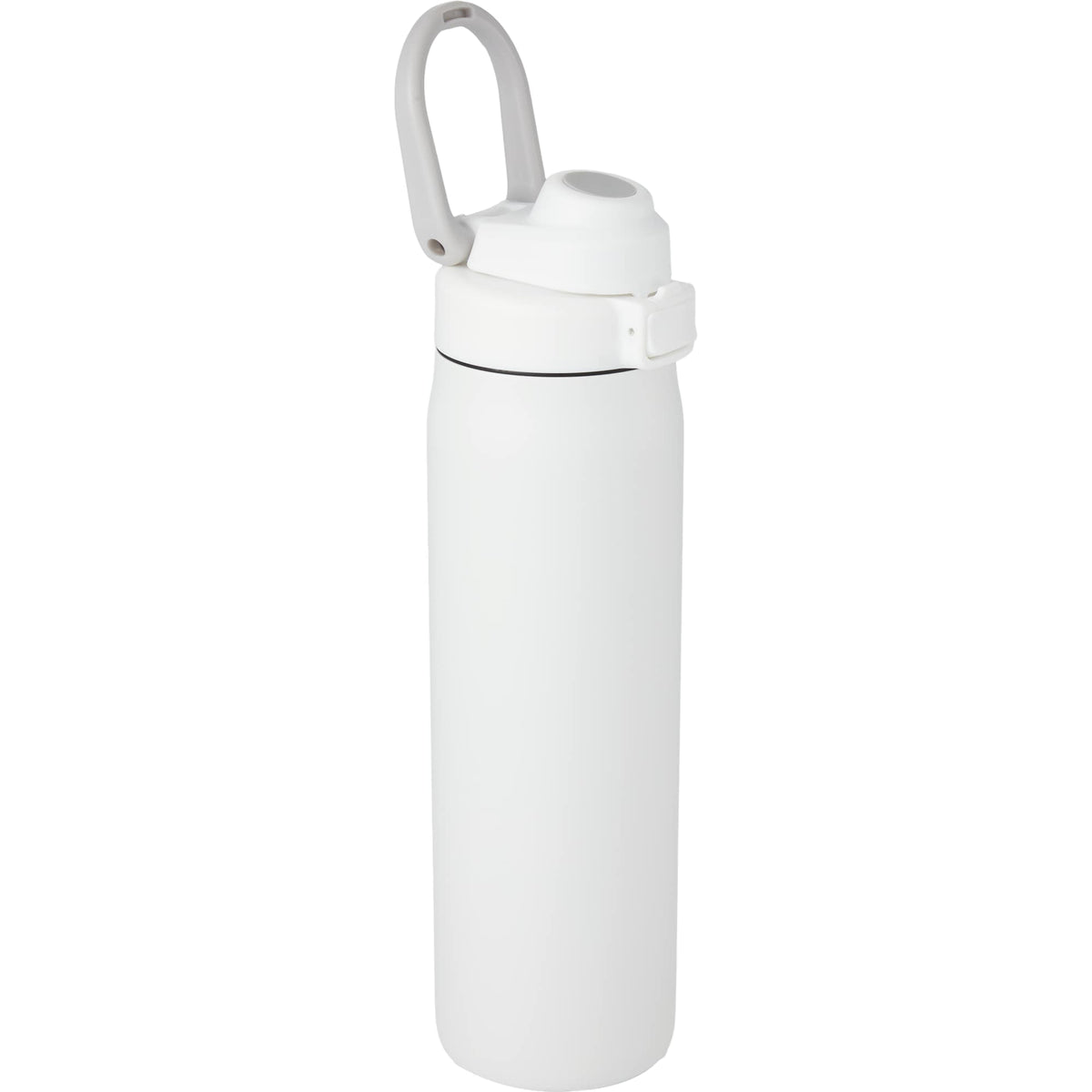 London Sip and Chug Insulated Bottle, 24 oz Laser Engraving - White - Right Angle