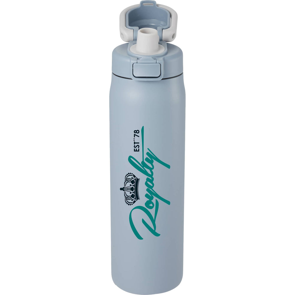 London Sip and Chug Insulated Bottle, 24 oz - Slate - Front