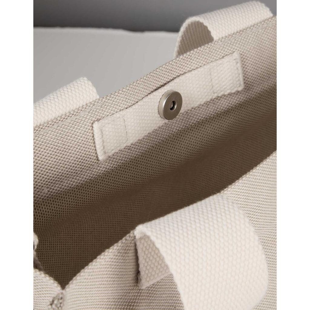 London Small Recycled Crossbody Tote - Natural - Detail 4