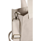 London Small Recycled Crossbody Tote Transfer - Natural - Detail 5