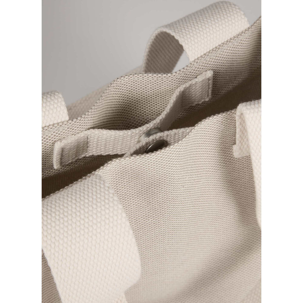 London Small Recycled Crossbody Tote Transfer - Natural - Detail 8