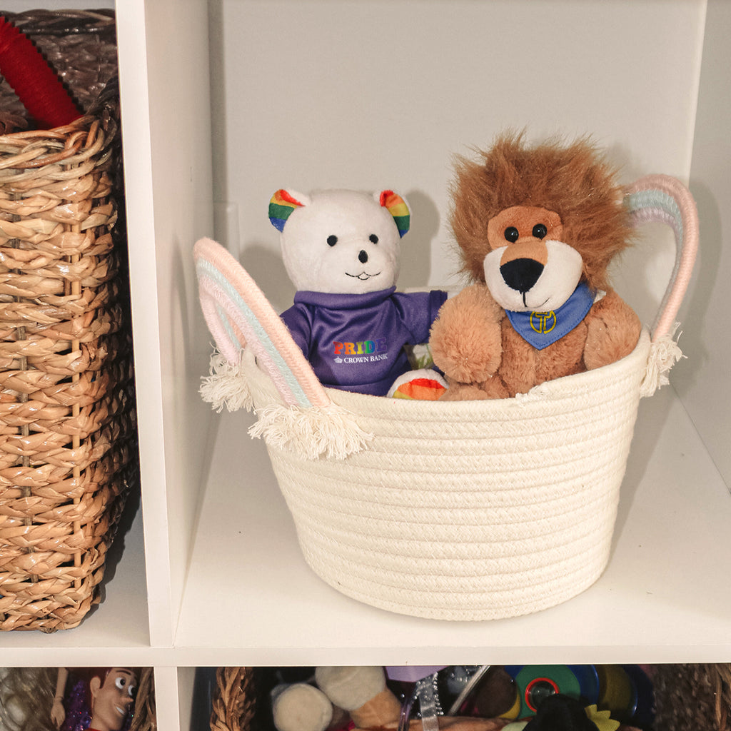 Lovable Lion Plush Toy, 6 Inch - BANDANA_Lifestyle_Silkscreen
