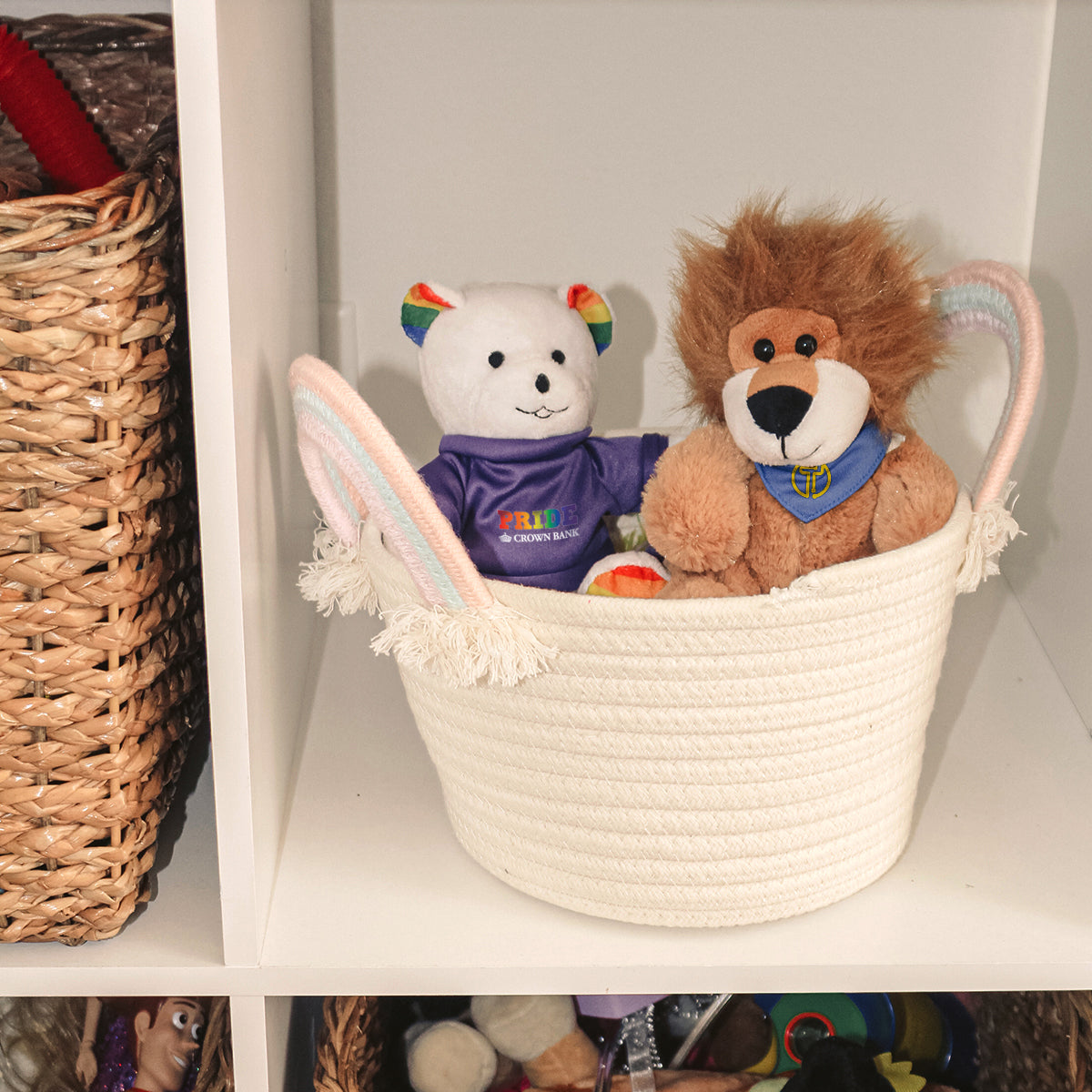 Lovable Lion Plush Toy, 6 Inch - BANDANA_Lifestyle_Silkscreen