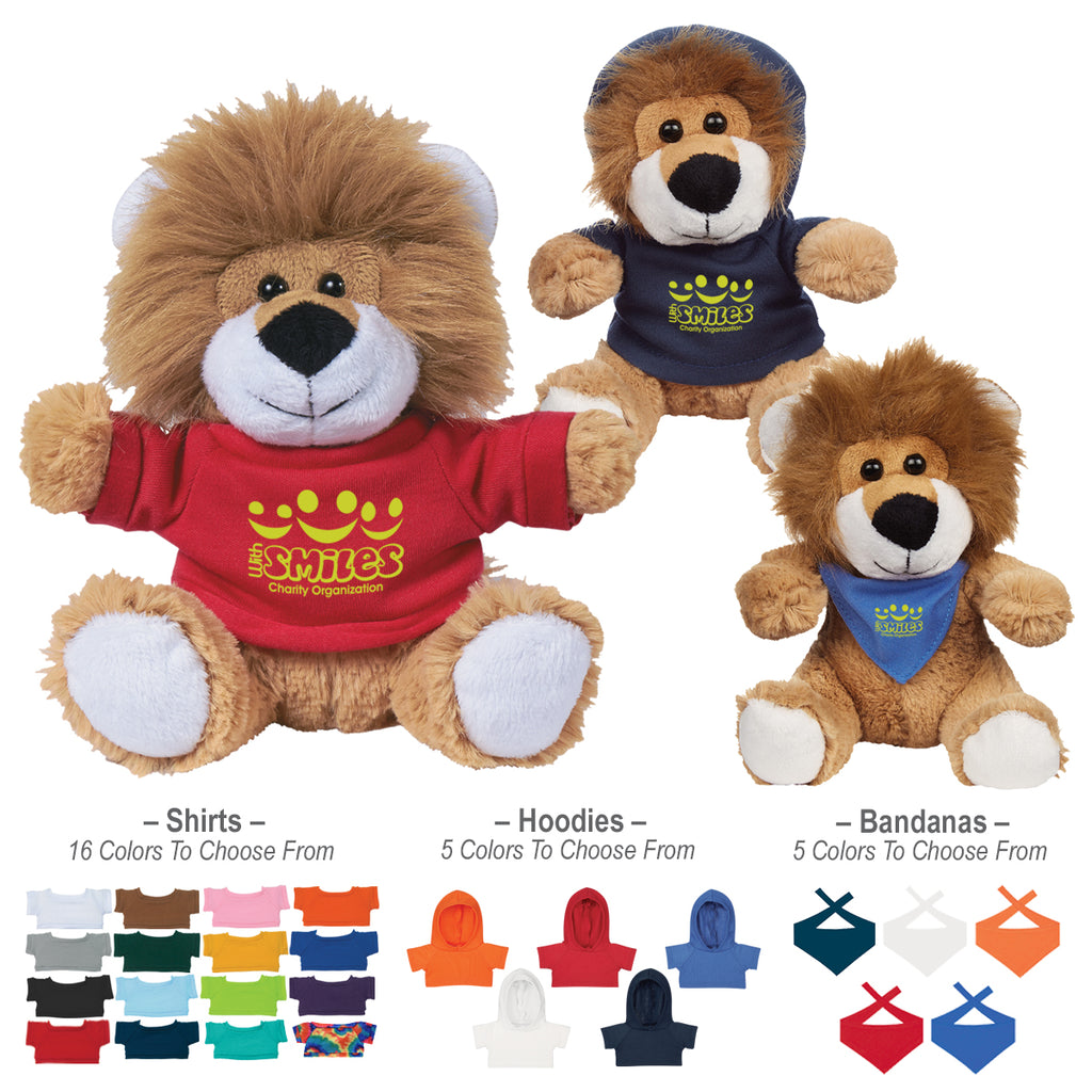 Lovable Lion Plush Toy, 6 Inch