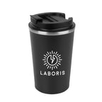 Luca Stainless Steel Tumbler, 13 oz - Black - Silk Screen