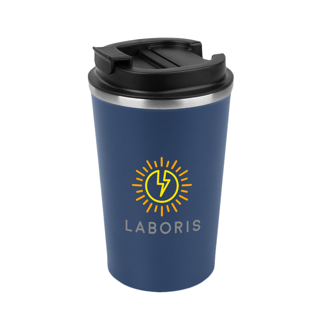 Luca Stainless Steel Tumbler, 13 oz - Navy - Colorbrite