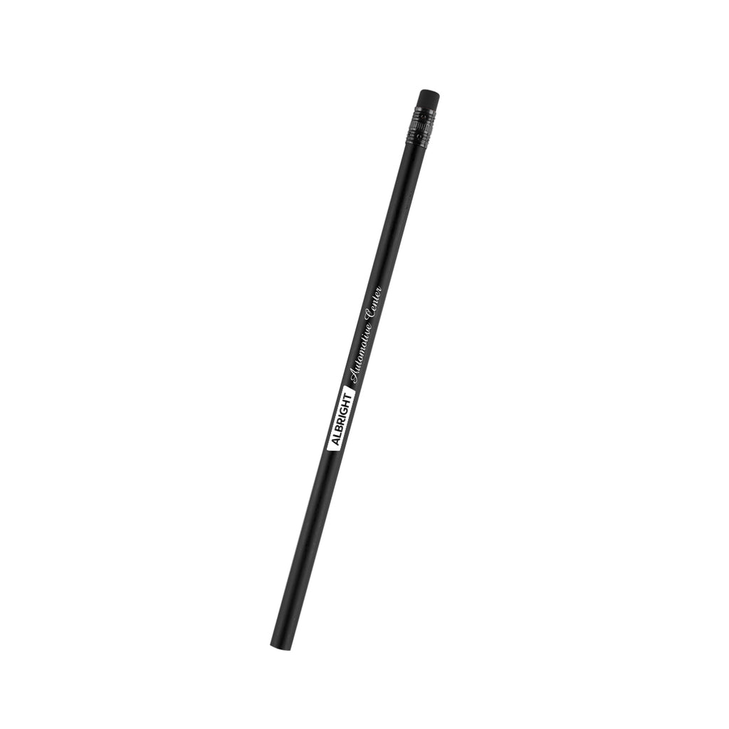 Luca Wooden Pencil - Black with Black - Silk Screen