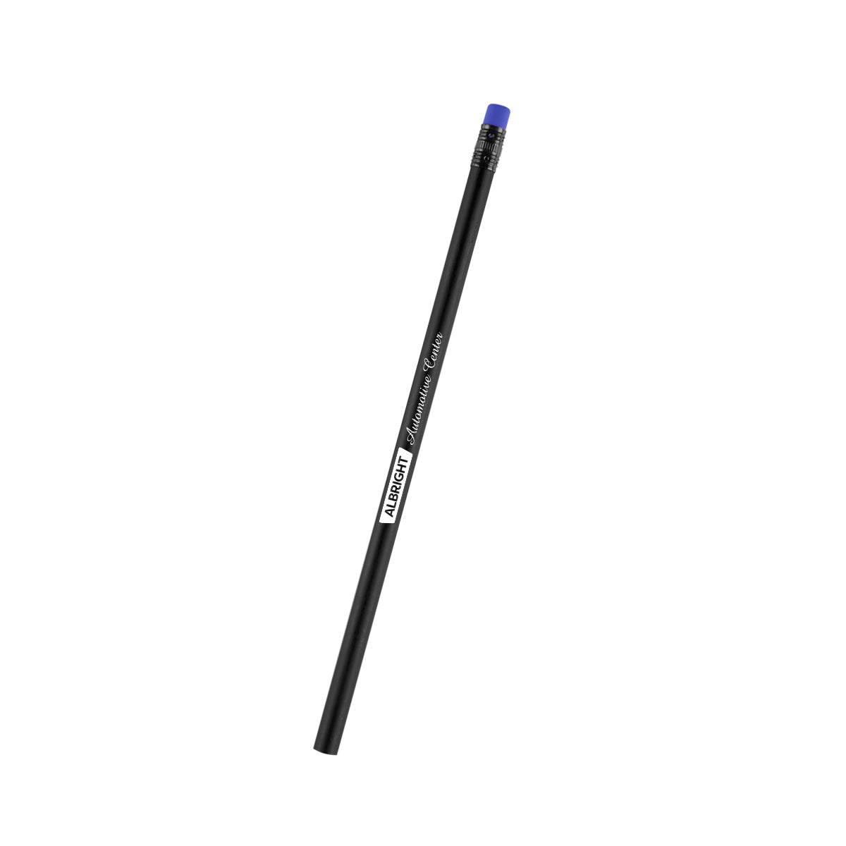 Luca Wooden Pencil - Black with Black - Silk Screen