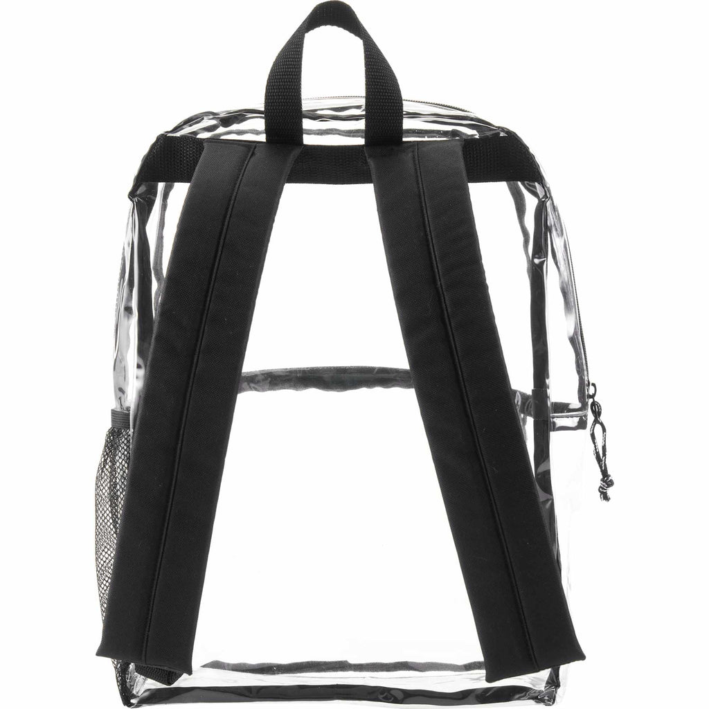 Lucent Deluxe Clear Backpack in PVC - Clear - Back