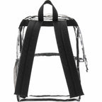 Lucent Deluxe Clear Backpack in PVC - Clear - Back