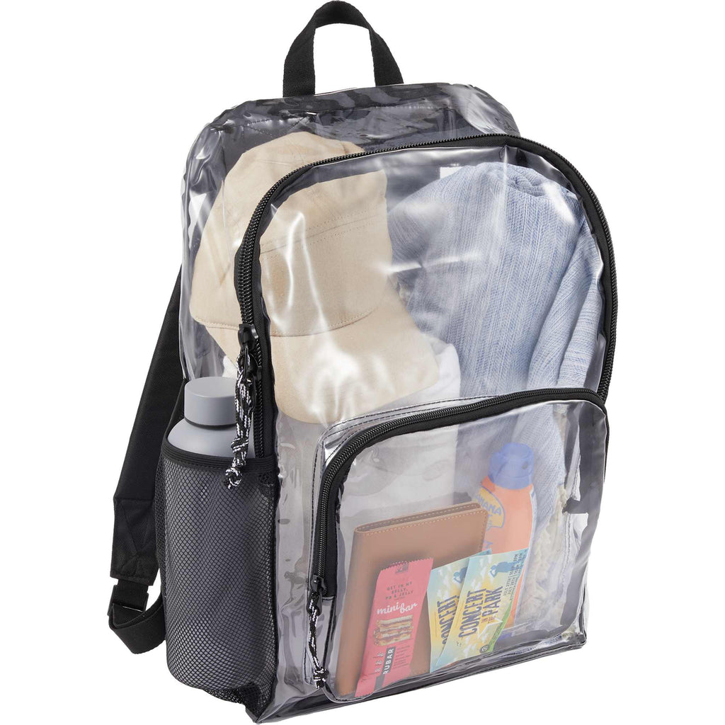 Lucent Deluxe Clear Backpack in PVC - Clear - Detail