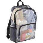 Lucent Deluxe Clear Backpack in PVC - Clear - Detail