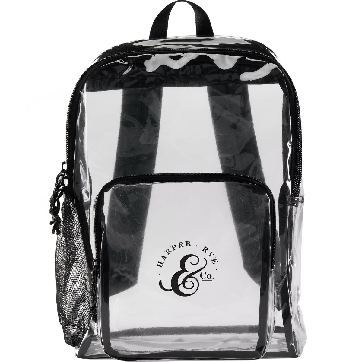 Lucent Deluxe Clear Backpack in PVC - Clear - Front