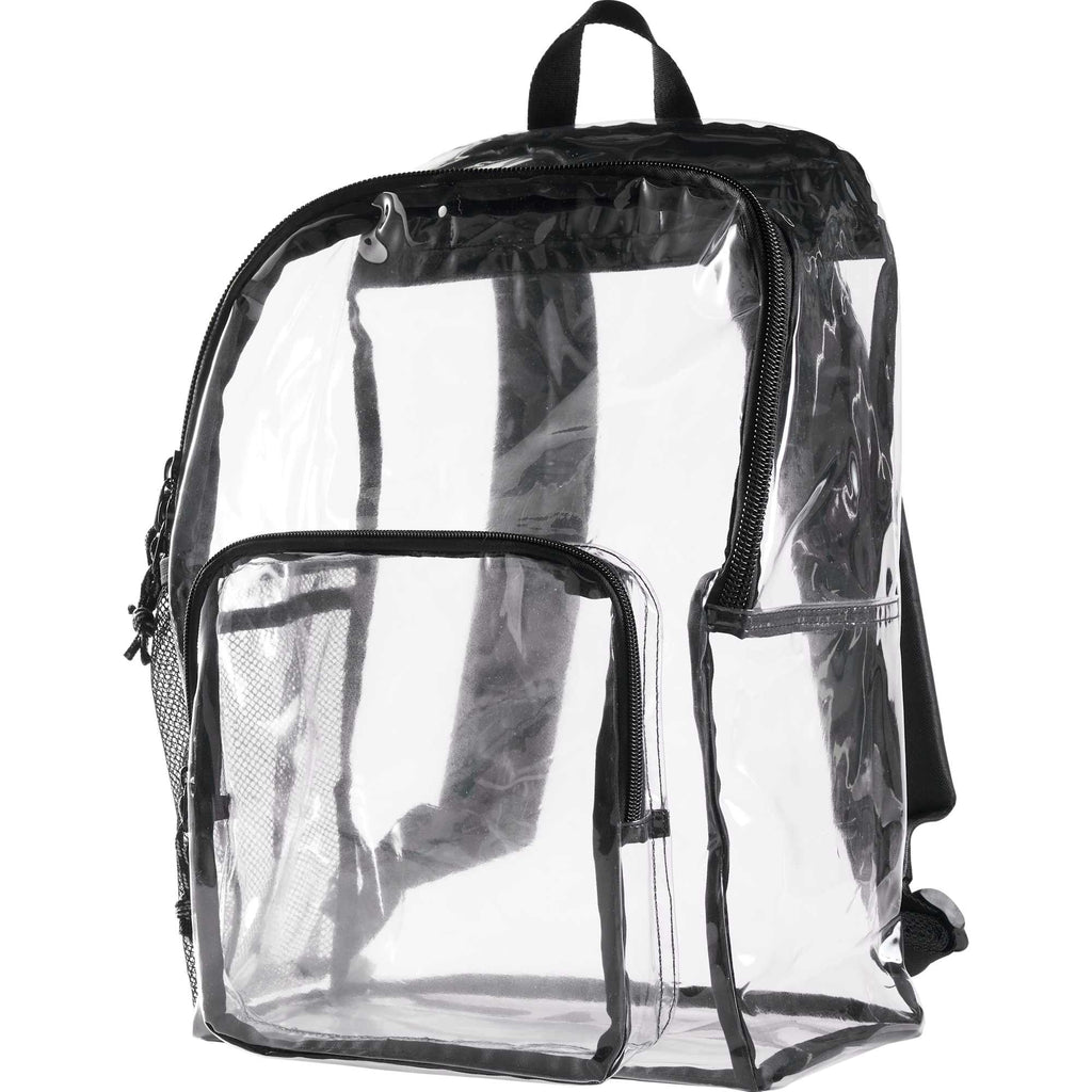 Lucent Deluxe Clear Backpack in PVC - Clear - Left Angle