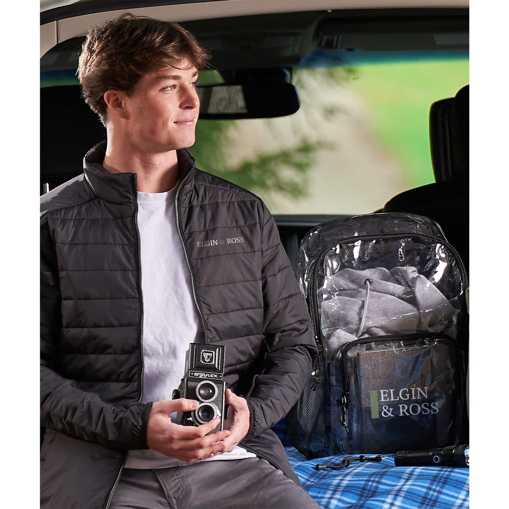 Lucent Deluxe Clear Backpack in PVC - Clear - Lifestyle