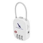 Luggage Lock, Frequent Flyer Full Color - White - Pad Print